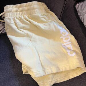 Adidas 2XL yellow sweat shorts